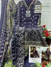 Rahma Vol 1 By Alzohaib Pure Cotton Patch Work Pakistani Salwar Kameez